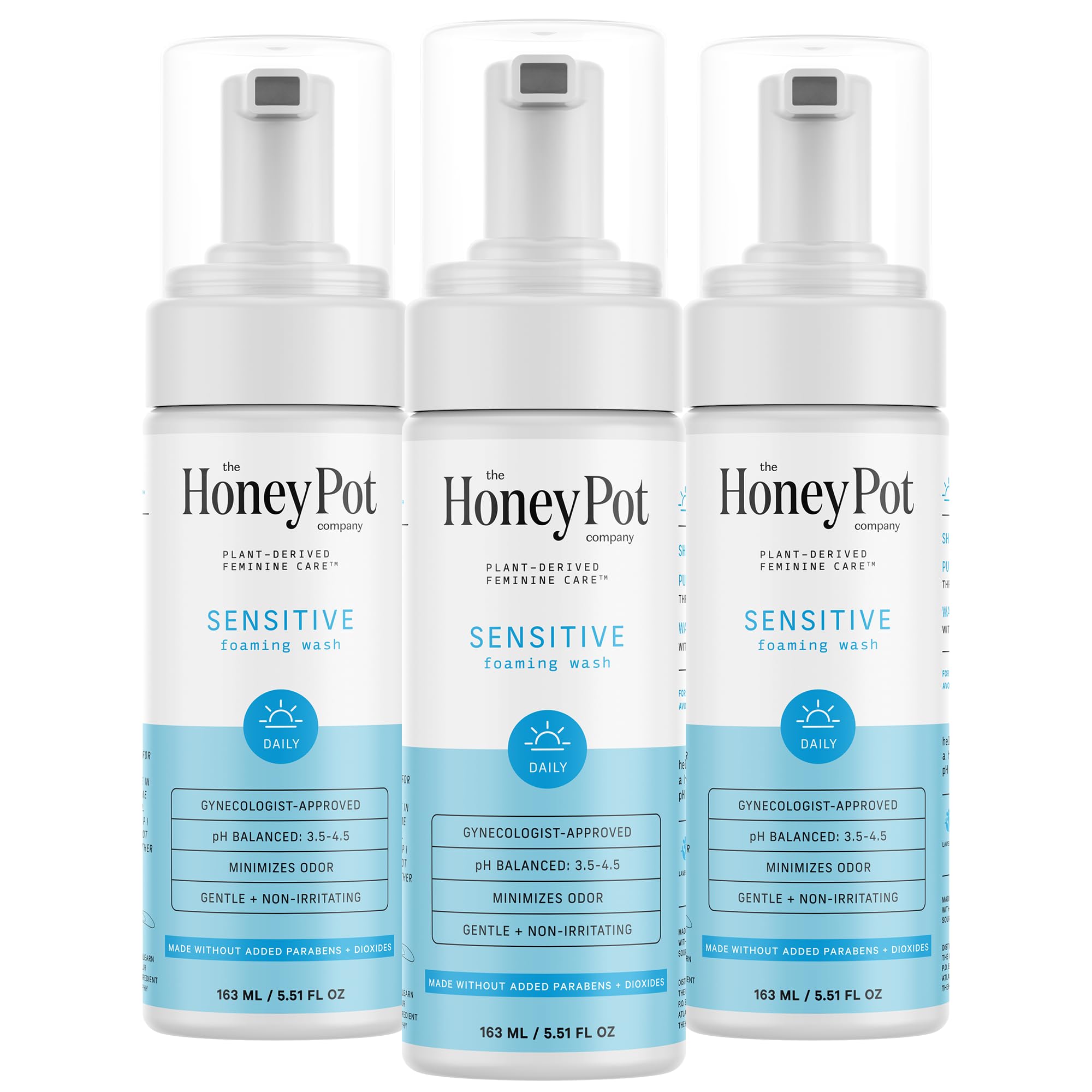 The Honey Pot lavage intime sensible infusé aux herbes équilibre le pH et hydrate