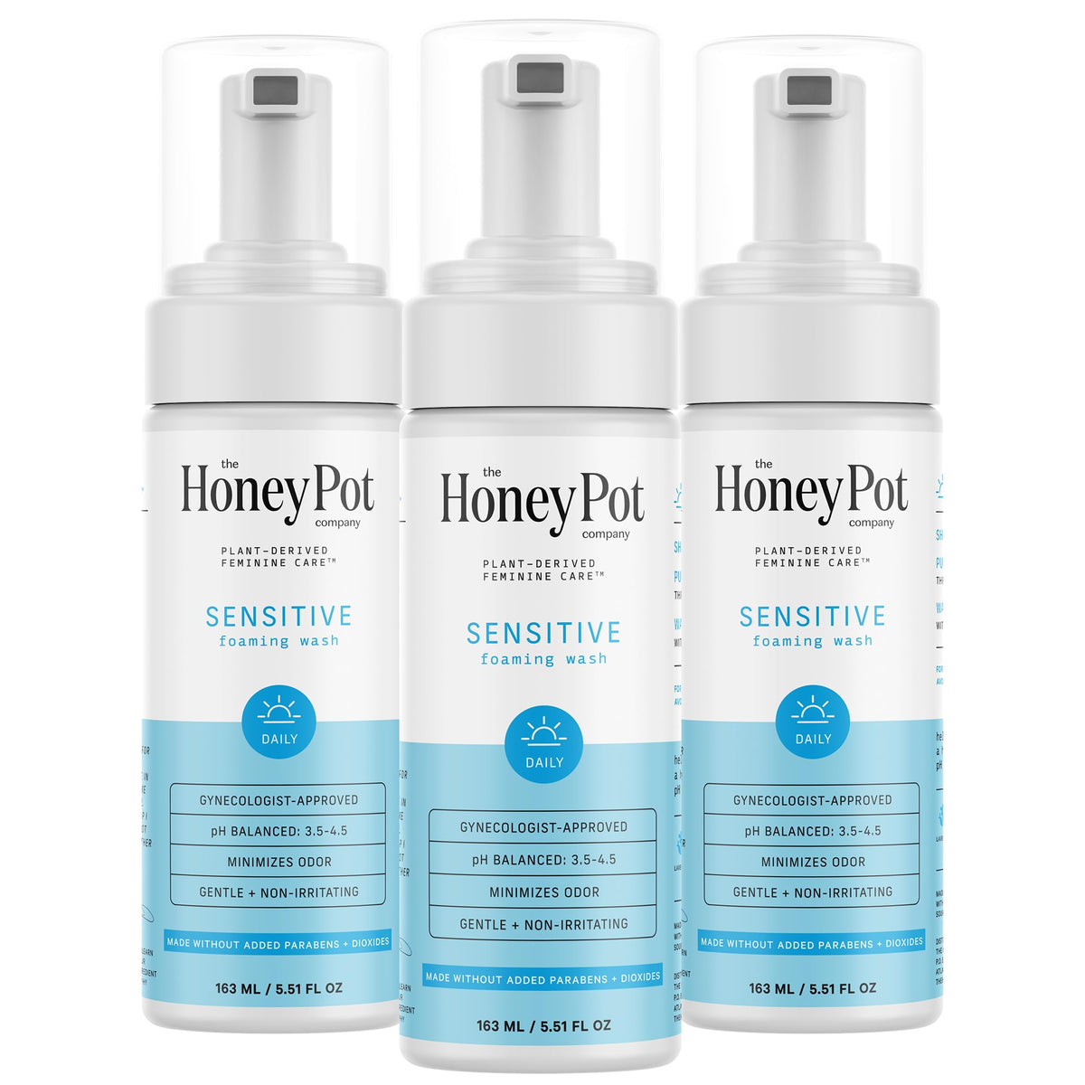 The Honey Pot lavage intime sensible infusé aux herbes équilibre le pH et hydrate
