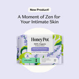 The Honey Pot Company core absorbant infusion herbacee assure une protection efficace.