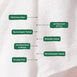 Lingettes The Honey Pot Concombre Aloe, format refermable pour voyage.