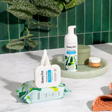 Lingettes The Honey Pot Concombre Aloe, testées dermatologiquement et hypoallergéniques.