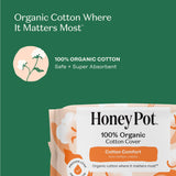 Noyau absorbant pulpe The Honey Pot pour une protection fiable.