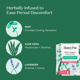 The Honey Pot noyau ultra-absorbant: absorption fiable sans fuite.