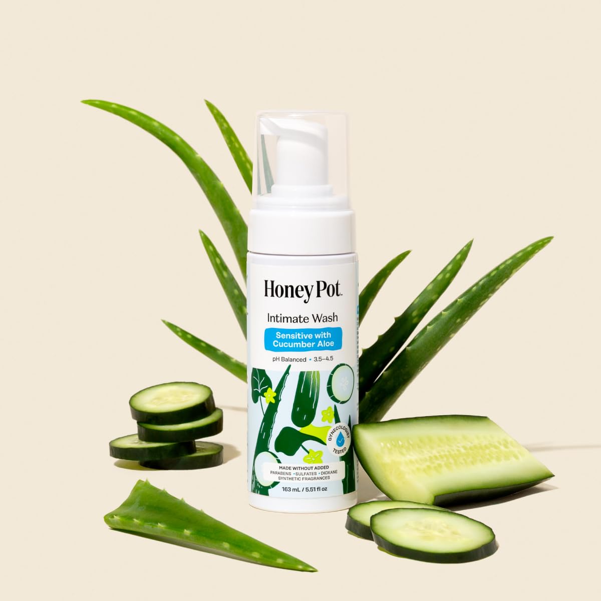 The Honey Pot Sans Parabenes Concombre-Aloes sans parabènes ni sulfates.