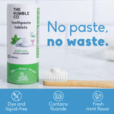 Emballage carton The Humble Co zéro plastique reflétant durabilité
