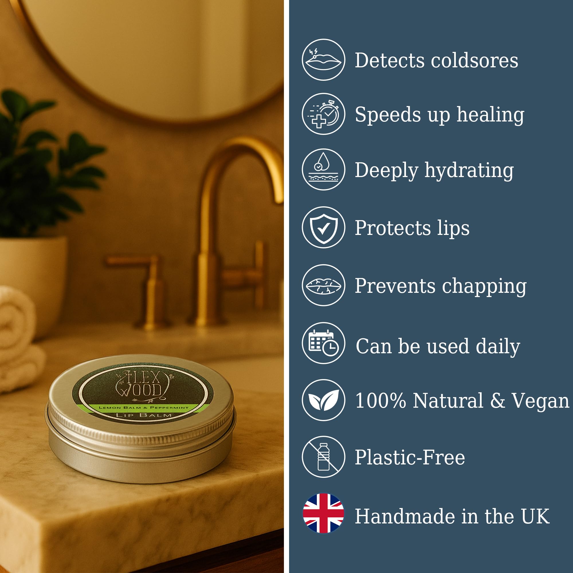 The Ilex Wood emballage sans plastique respectueux de l’environnement.