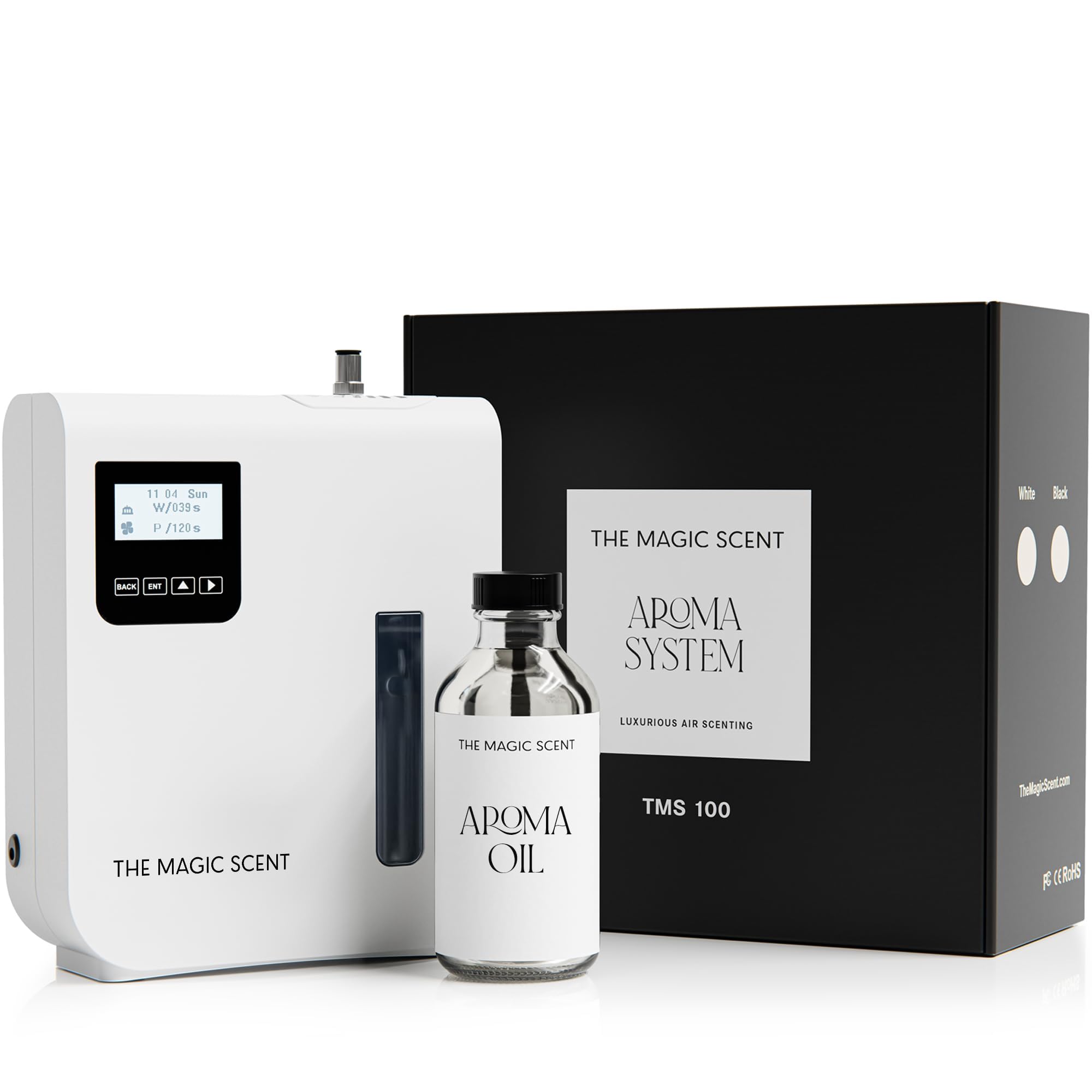 The Magic Scent en fonctionnement dans un salon, diffusion discrète et durable