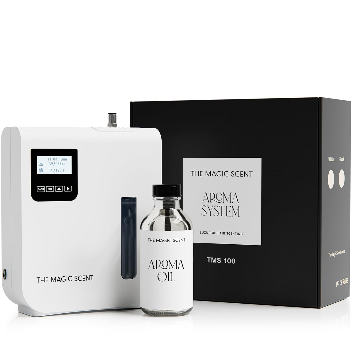 The Magic Scent en fonctionnement dans un salon, diffusion discrète et durable