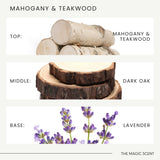 The Magic Scent huile diffuseur acajou-teck ambiance chaleureuse et sophistiquée