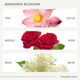 The Magic Scent Mandarin Blossom – notes olfactives distinctes pour une atmosphère raffinée.