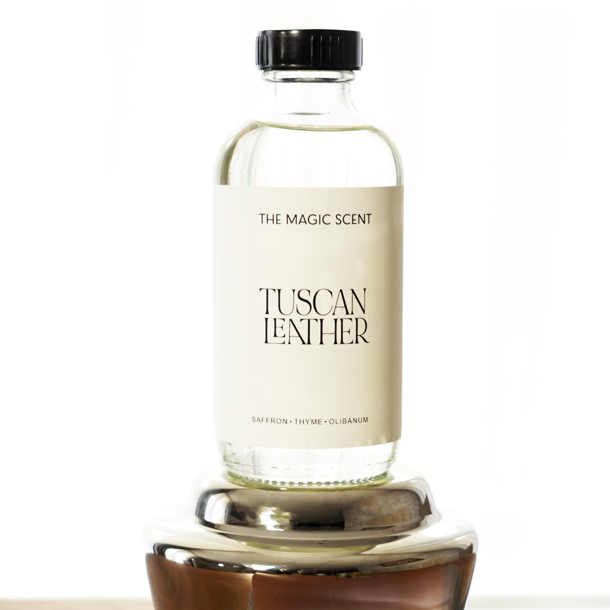 THE MAGIC SCENT Tuscan Leather compatible avec tout diffuseur à domicile
