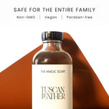 THE MAGIC SCENT Tuscan Leather flacon-diffuseur noir idéal pour salon élégant
