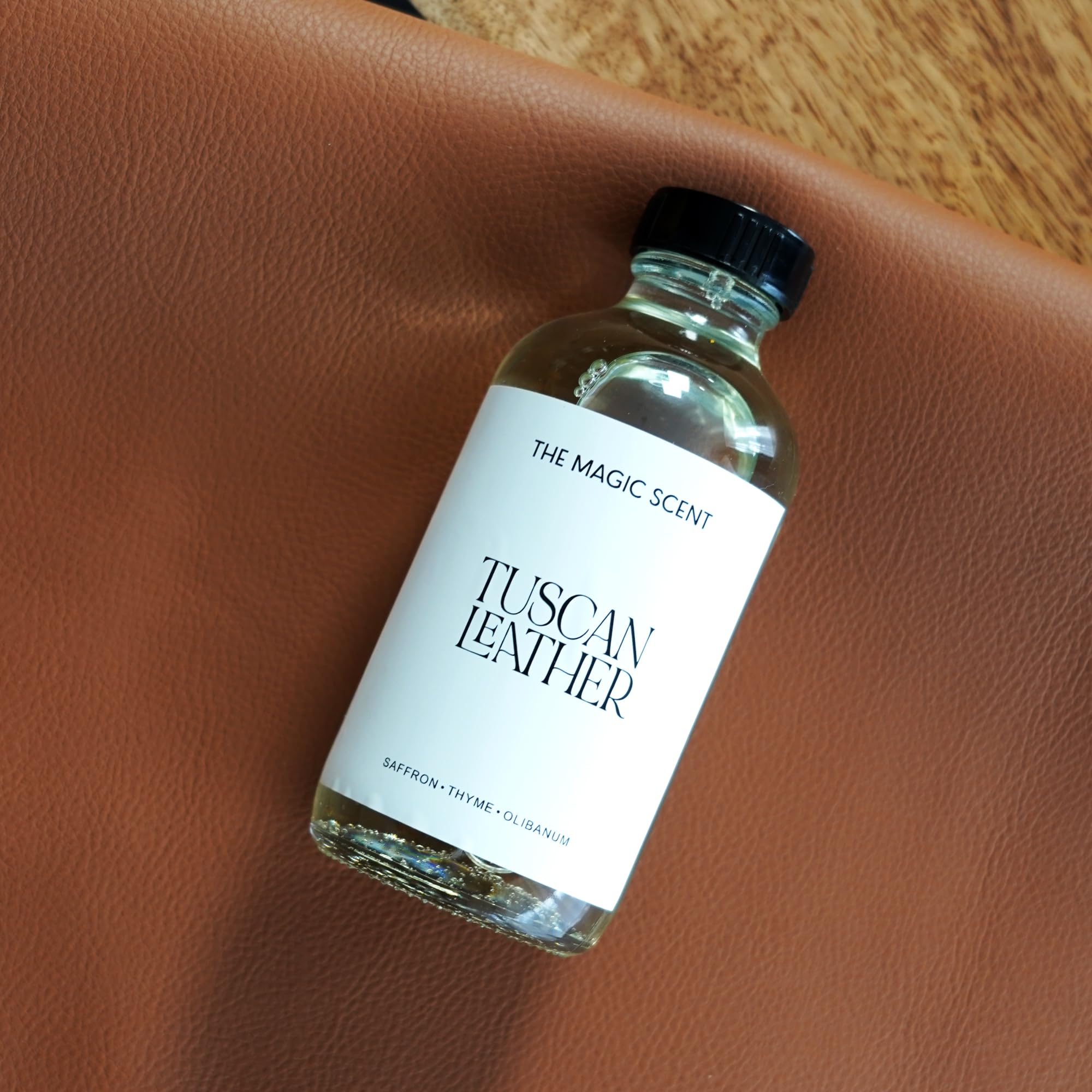 THE MAGIC SCENT Tuscan Leather formulation végan et hypoallergénique