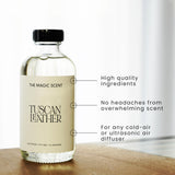 THE MAGIC SCENT Tuscan Leather notes-haut éveillant l'arôme à l'allumage