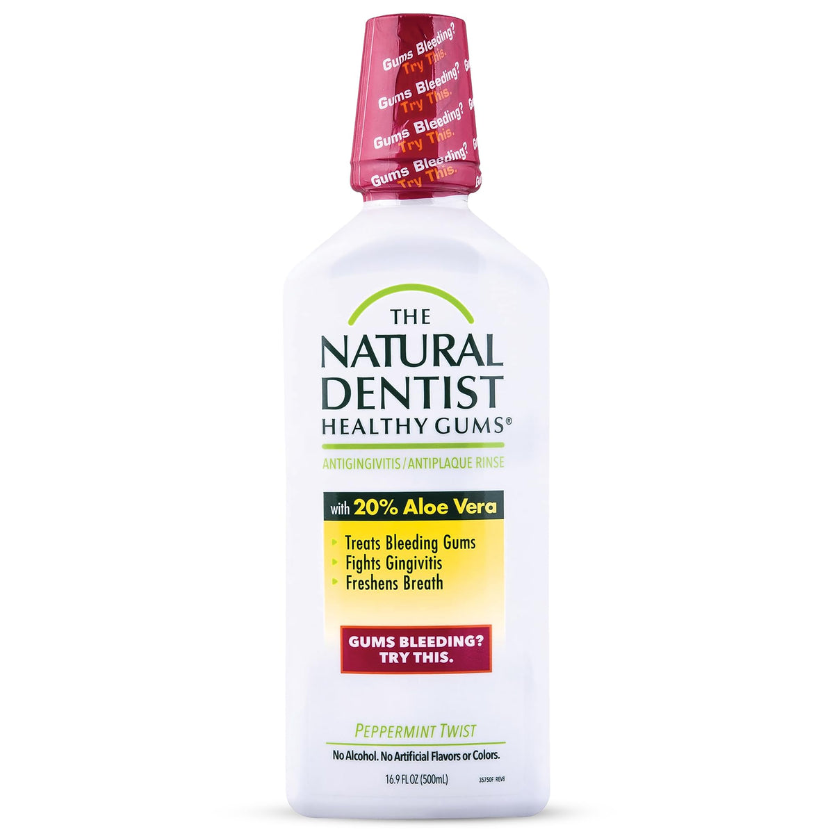 The Natural Dentist – Bouteille rinçage gencives douce et haleine fraîche