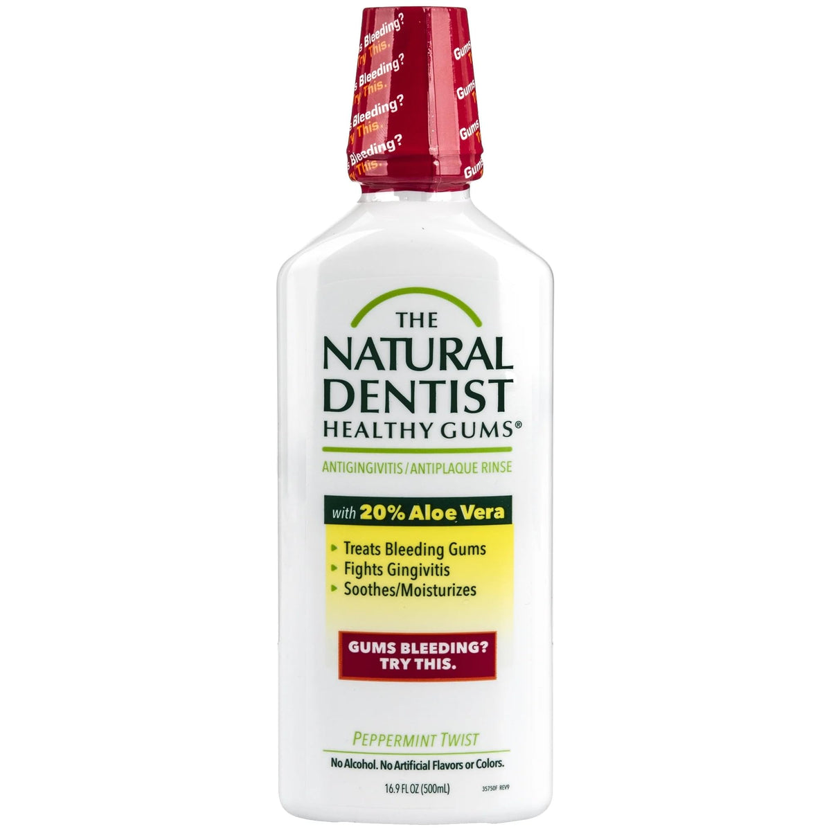 Rinçage gencives The Natural Dentist, bouteille Menthe 16 oz, haleine fraîche