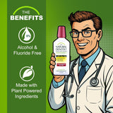 The Natural Dentist rince-gencives à l’échinacée, soutien naturel pour l’hygiène buccale.