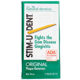 Stim U Dent Original Mint – utilisation entre dents pour nettoyage précis.