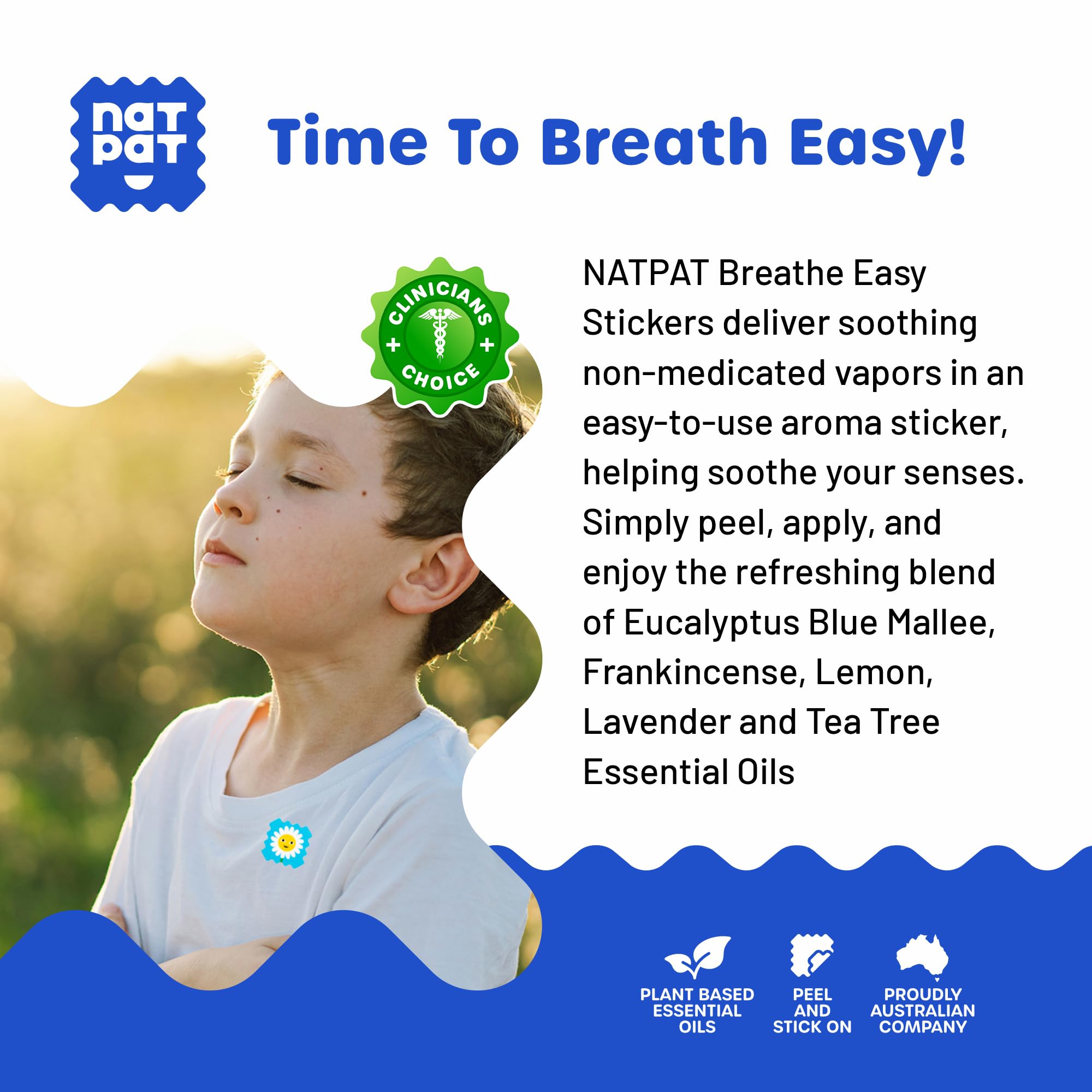 NATPAT Adapté pour bébés et adultes, solution naturelle et pratique.