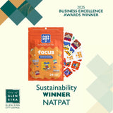 NATPAT Focus Patch appliqué sur vêtement, aide potentielle à rester concentré.