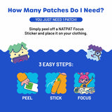 NATPAT Focus Patch usage familial, sécurité et simplicité pour l'école.
