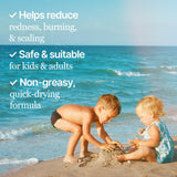 The Ocean Healed My Eczema – Aloe vera et vitamine E pour nourrir sans film gras.
