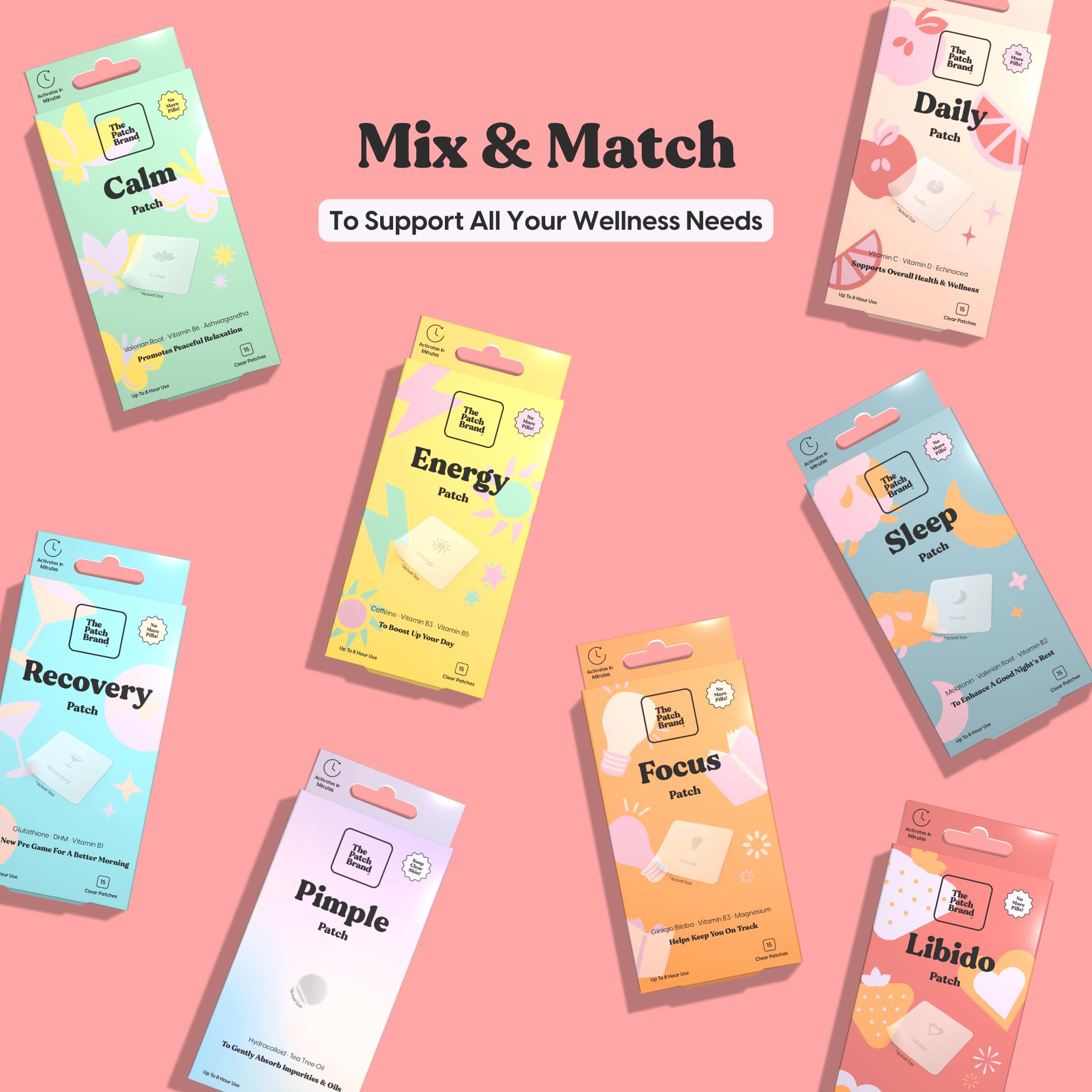 The Patch Brand Libido Patch, pose facile et confort quotidien sans pilules.
