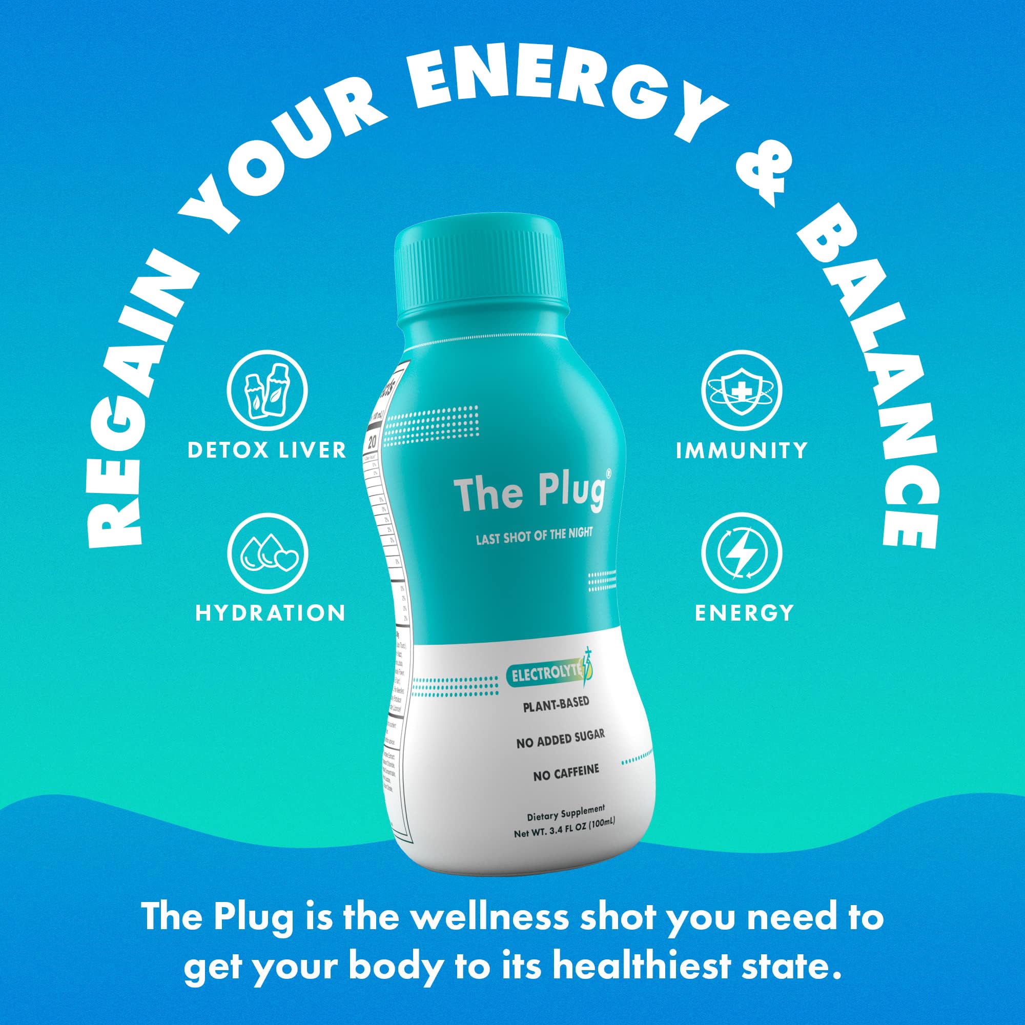 The Plug Pack6 – Boisson végétale polyvalente pour votre journée.