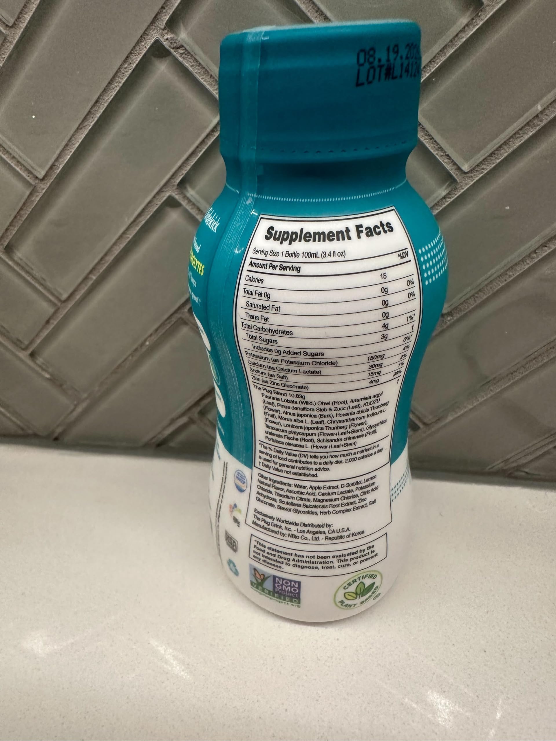 The Plug – sans arômes artificiels: boisson naturelle et saine.