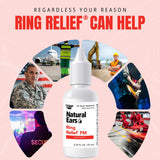 THE Relief Products Ring Relief PM, flacon compact idéal pour voyager ou en sac de nuit.