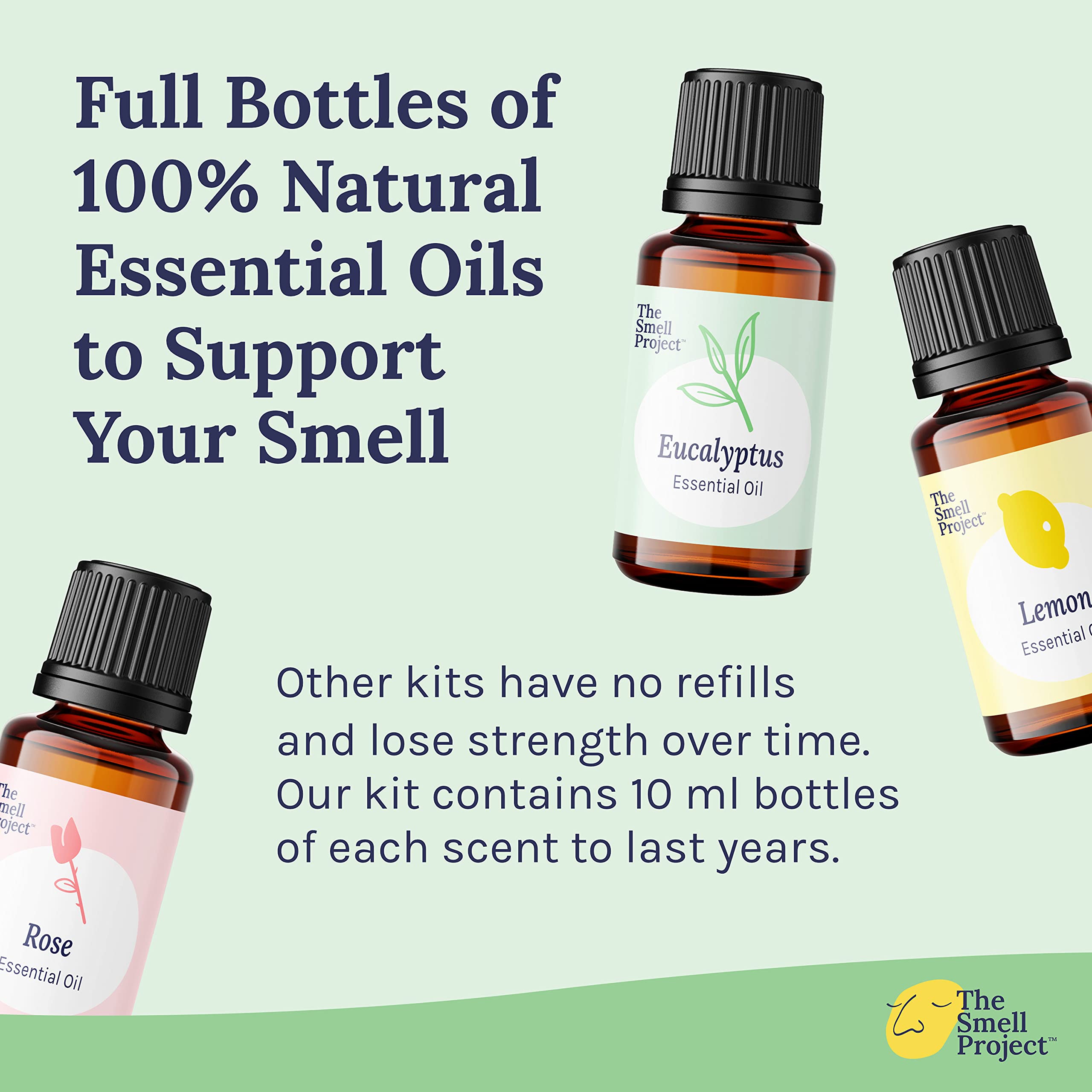 The Smell Project huile réelle citron – stimulation olf active et fraîche