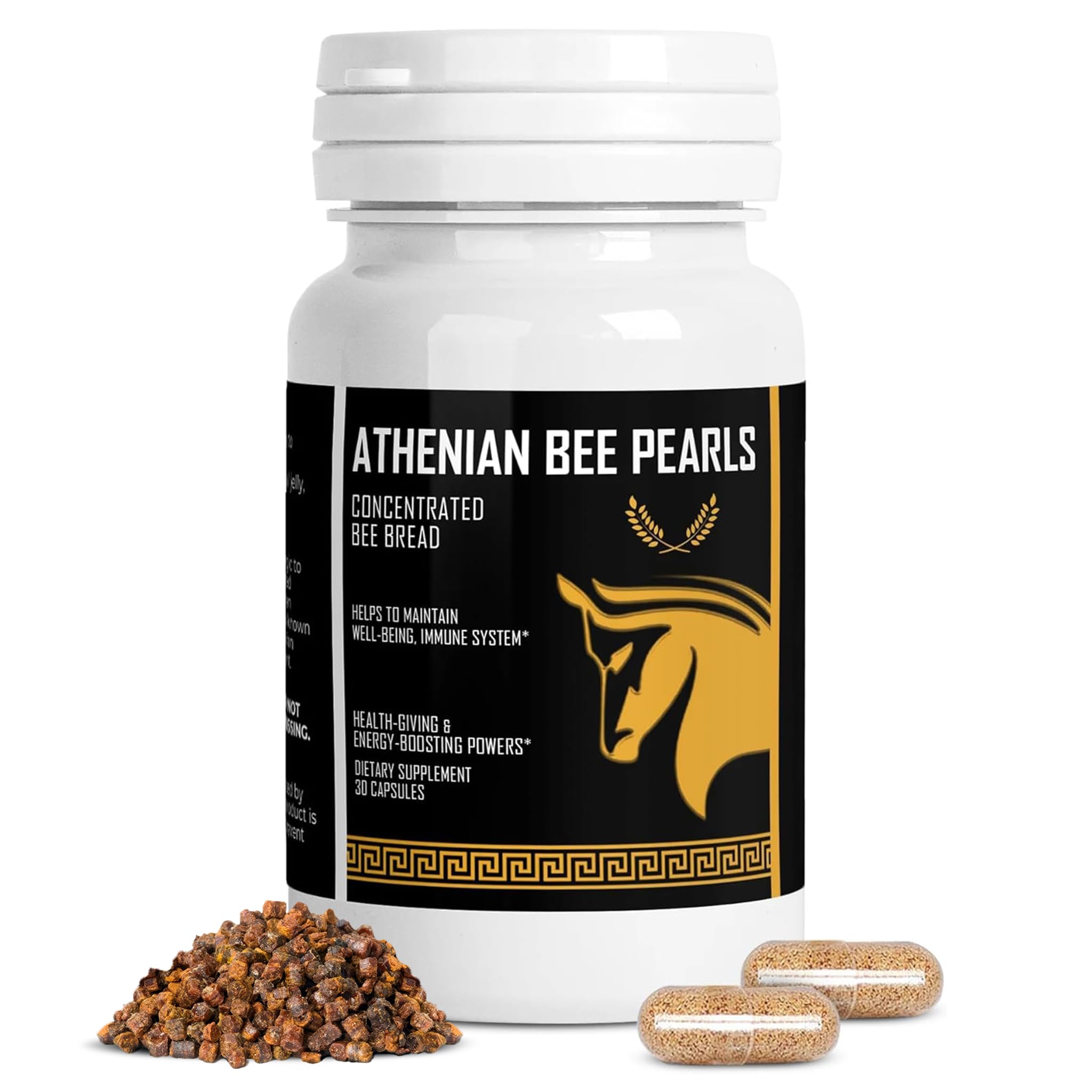 The Stampede Network Bee Pearls: capsules de pollen d abeille pour énergie naturelle.