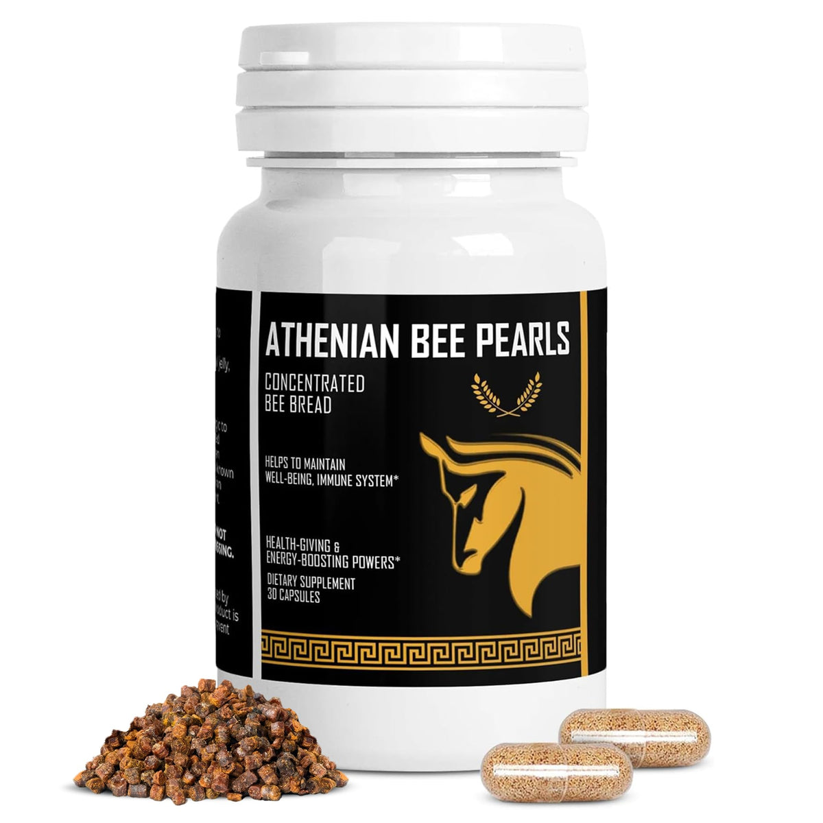 The Stampede Network Bee Pearls: capsules de pollen d abeille pour énergie naturelle.