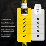 The Stampede Network pollen bio: produit non-OGM et 100 pourcent naturel.