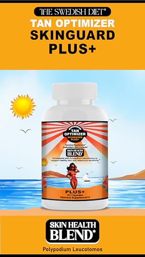 Ingrédients SkinGuard Plus+ avec polypodium et bêta-carotène pour protection antioxydante