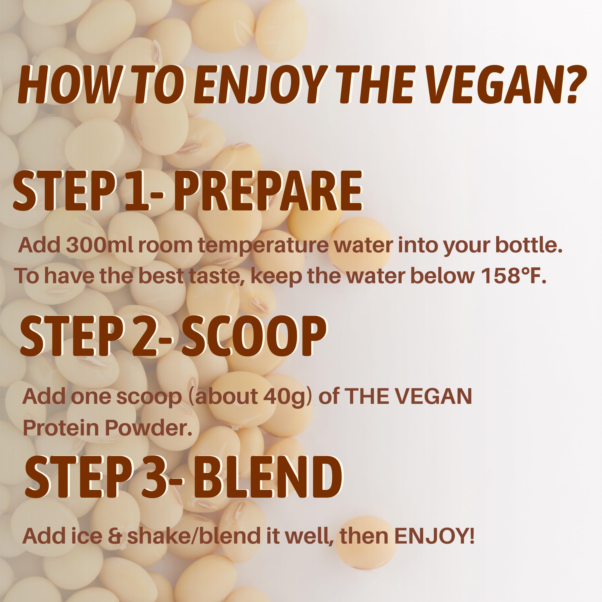 THE VEGAN Poudre protéine sans lactose, alternative végétale