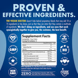 Étiquette Omega-3 algues The Veggie Doctor, formulation concentrée et claire.