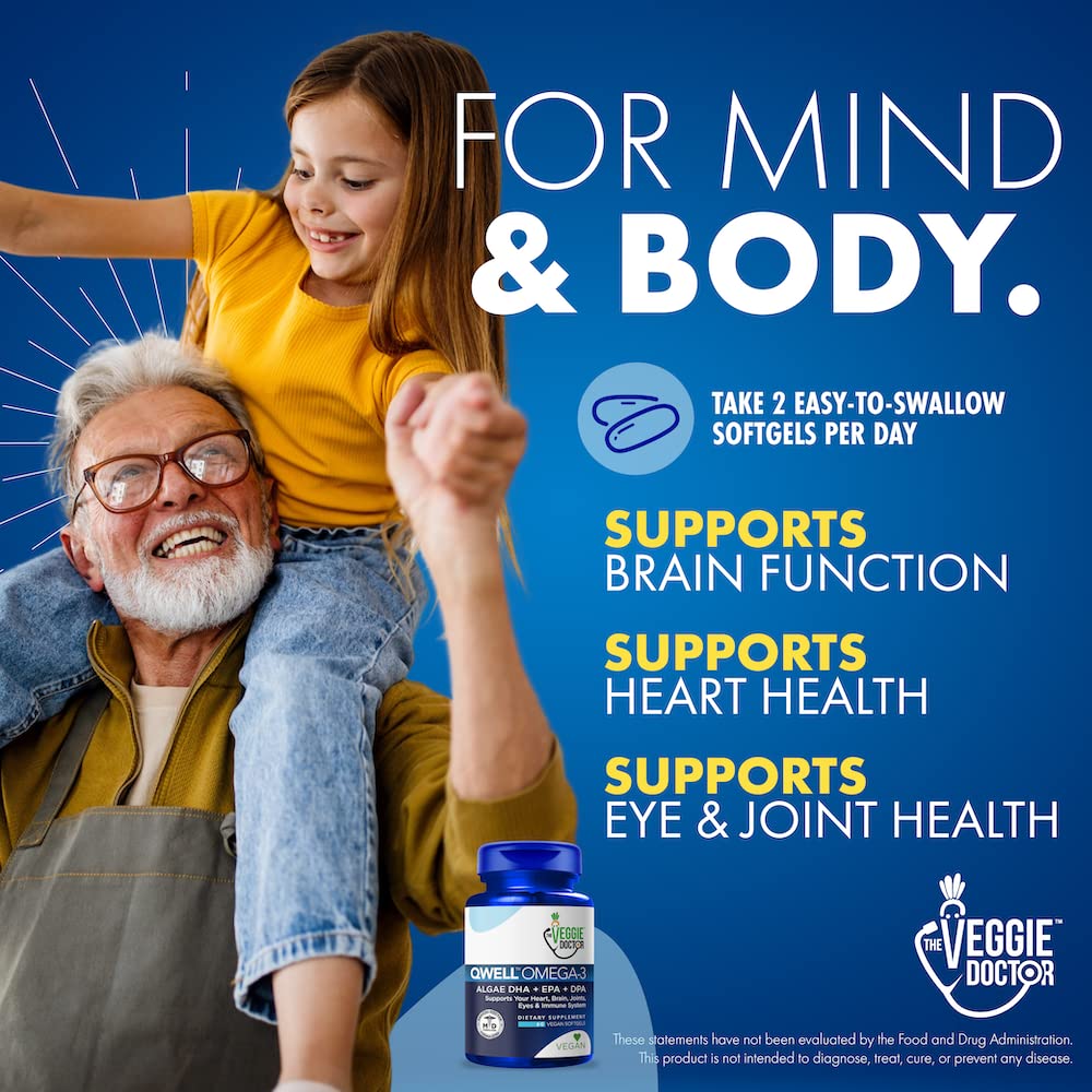 Formulation Doctor The Veggie Doctor Omega-3, fiable et naturelle.