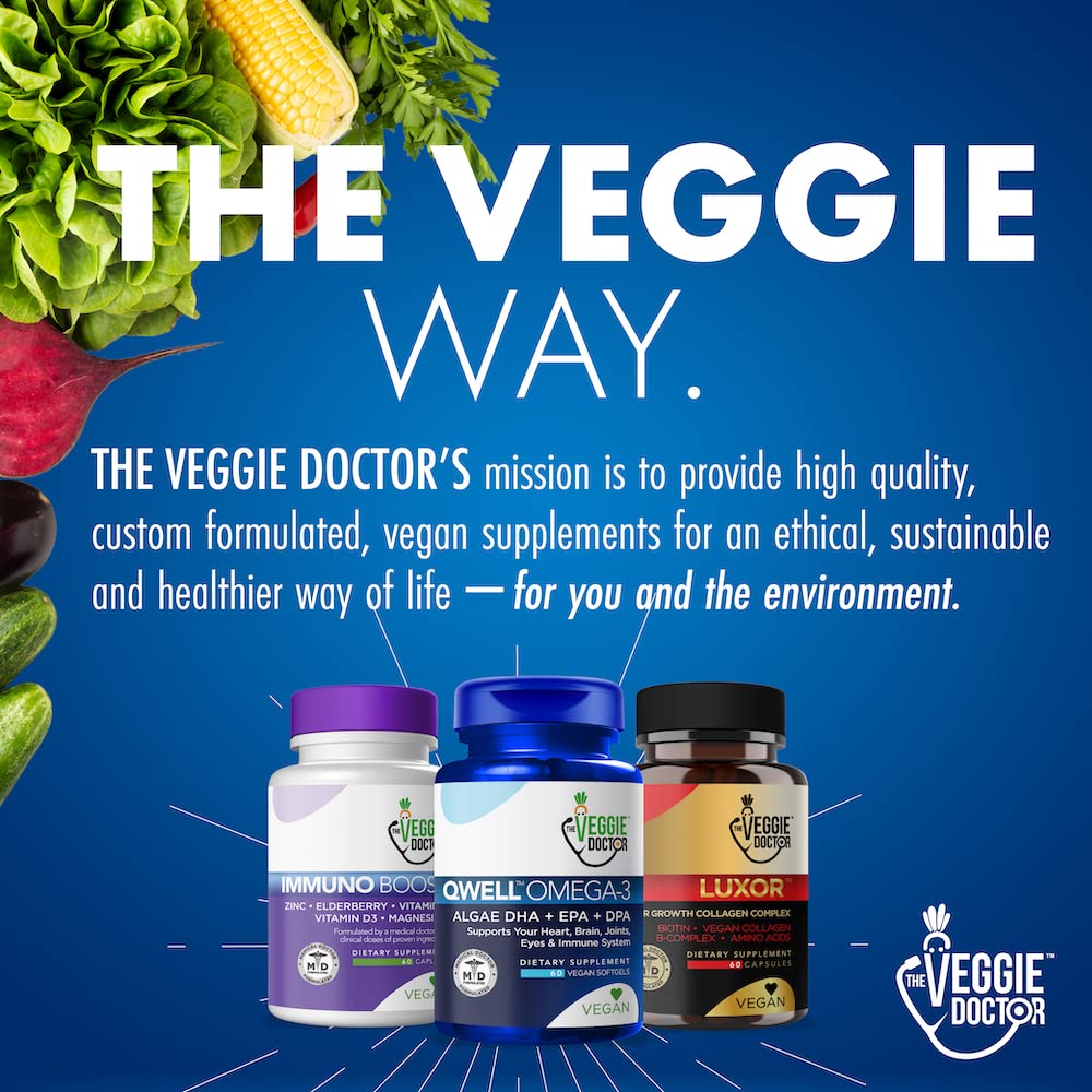 Usage quotidien The Veggie Doctor Omega-3, capsules faciles à intégrer.