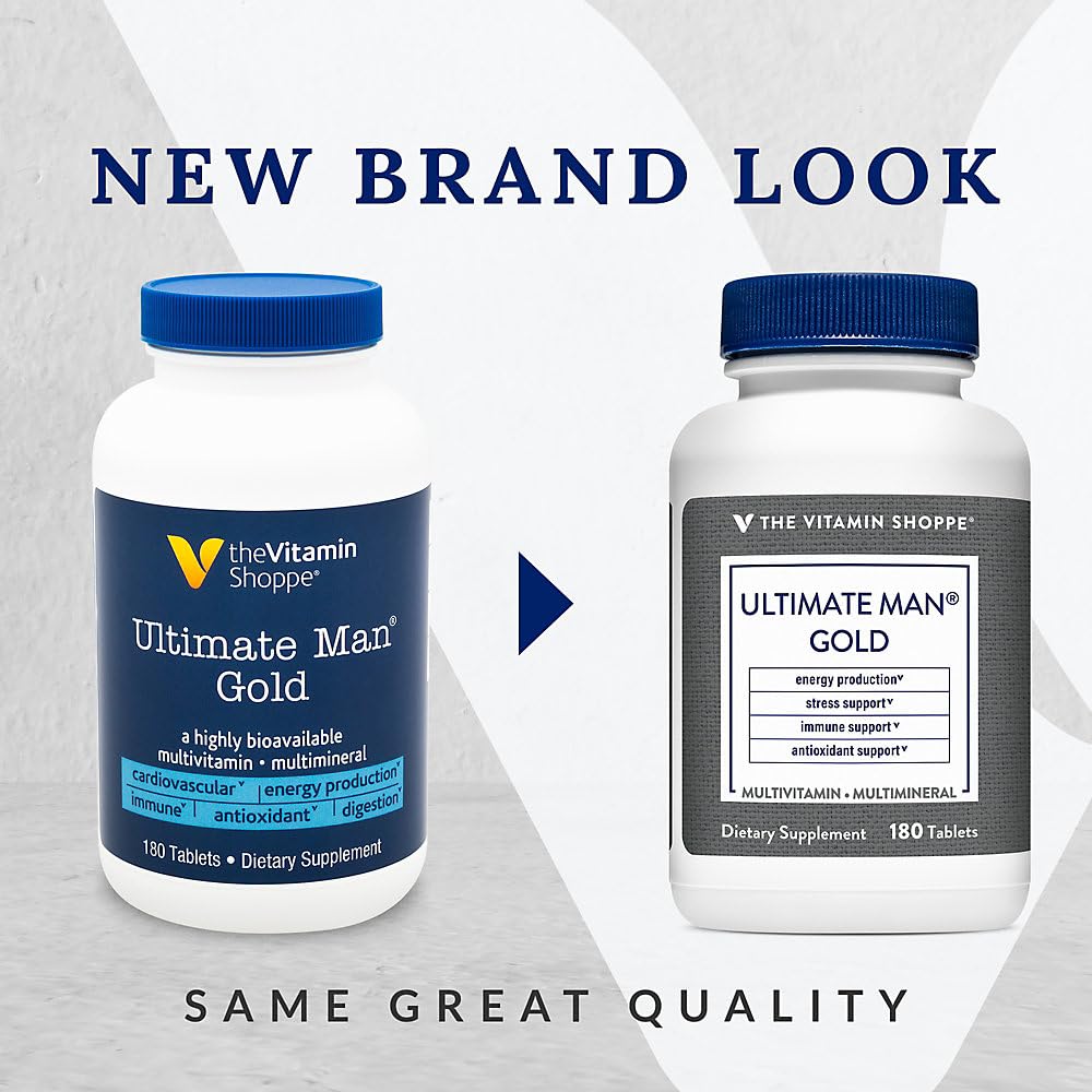 The Vitamin Shoppe énergie et vitalité : comprimés au mélange bénéfique quotidien.