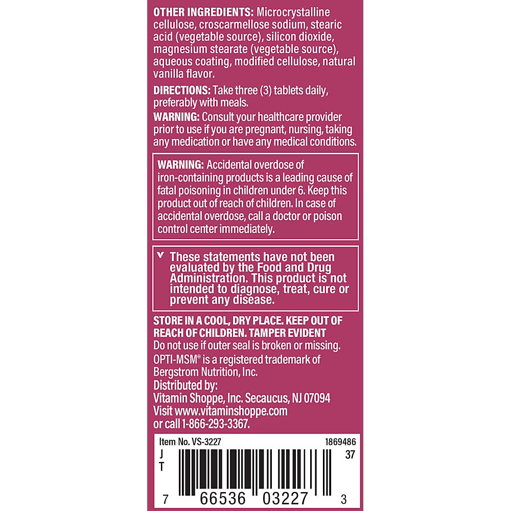 The Vitamin Shoppe Multivitamine Or Femme – vitamine D3 pour une ossature saine et un apport journalier.