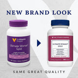 The Vitamin Shoppe Multivitamine Or Femme – tablettes faciles à avaler pour une nutrition quotidienne.