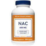 The Vitamin Shoppe NAC N-Acétyl-L-Cystéine, bouteille prête pour votre routine bien-être
