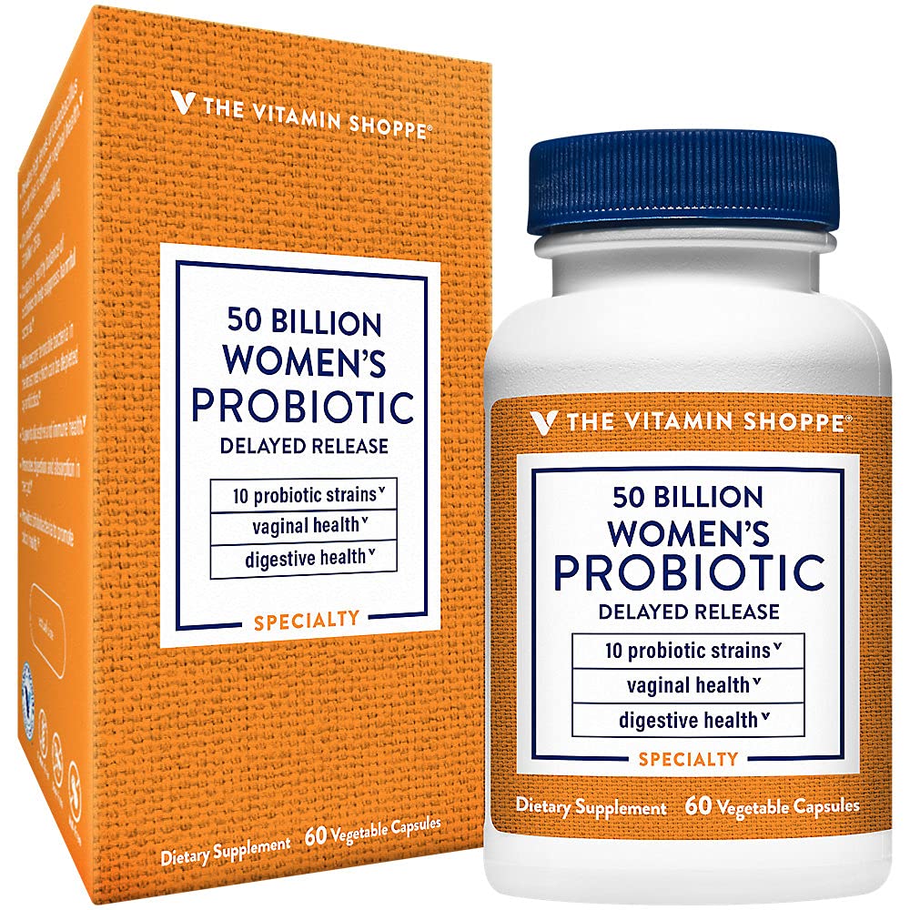 The Vitamin Shoppe Probiotique Femmes, libération retardée, protégeant les probiotiques pour une meilleure arrivée intestinale