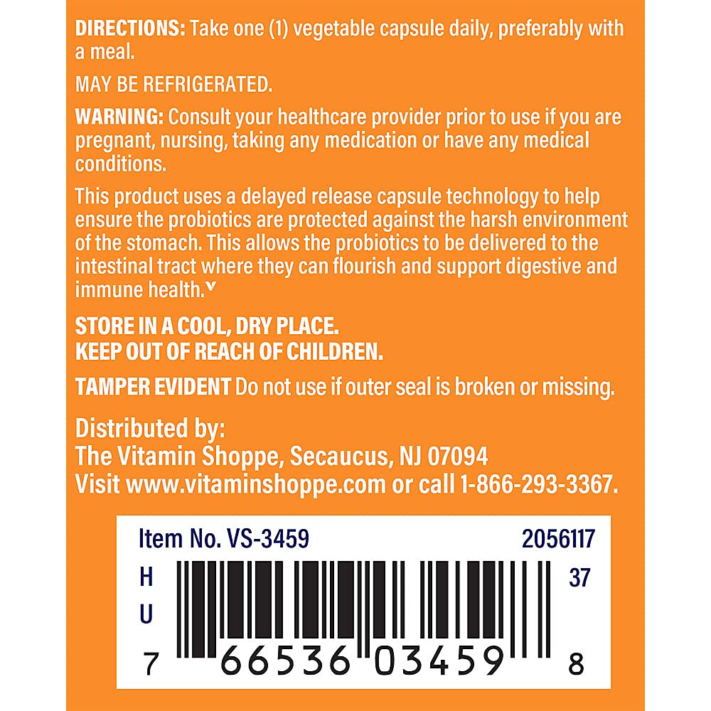 The Vitamin Shoppe Probiotique Femmes, soutien immunitaire potentiel grâce à la diversité des souches