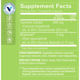 The Vitamin Shoppe Turmeric Curcumin 900MG – capsules visibles pour un éventuel soutien antioxydant