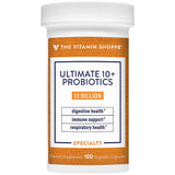 Le The Vitamin Shoppe Ultimate Probiotics, bouteille-pour, soutient l'équilibre digestif au quotidien.