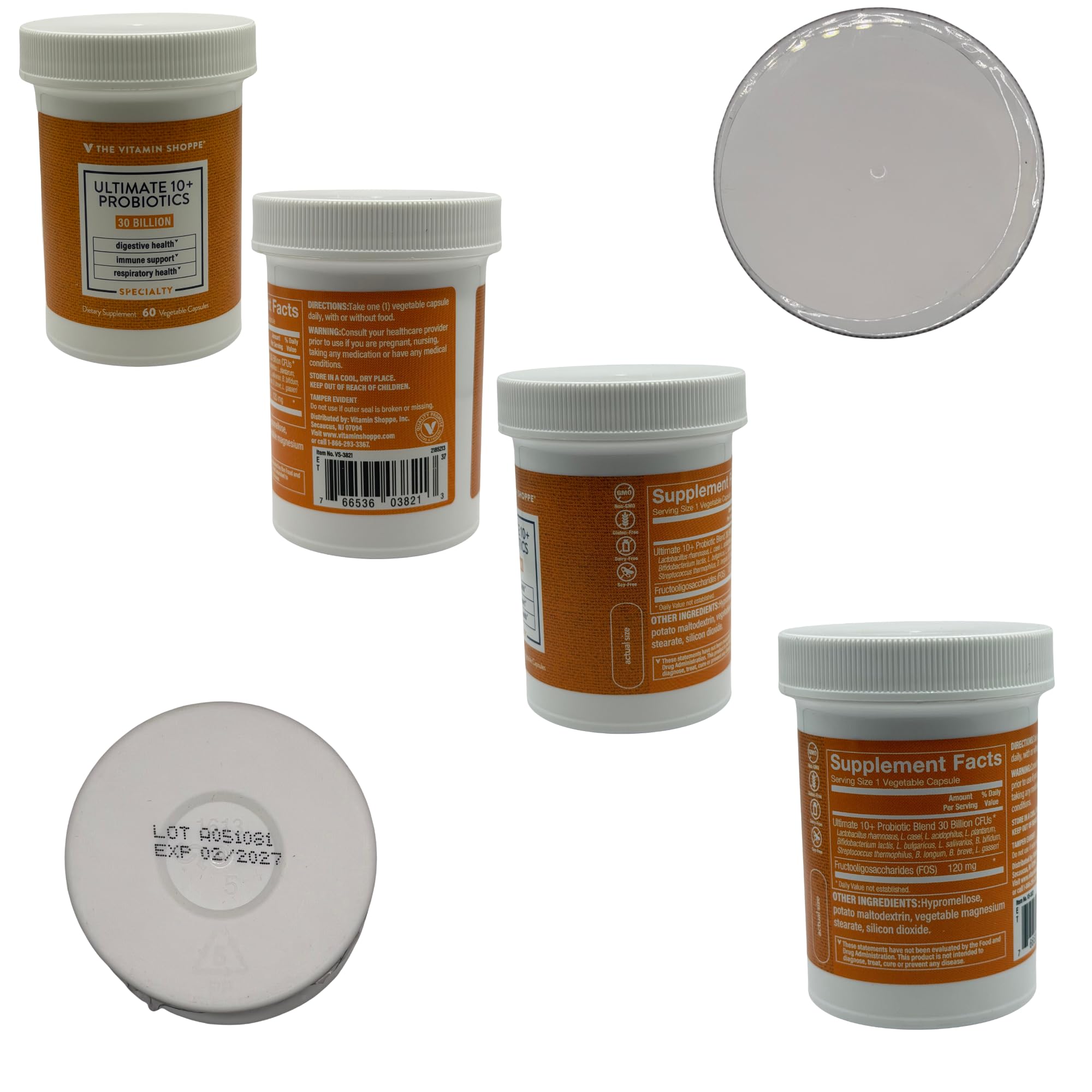 Probiotiques The Vitamin Shoppe, capsules quotidiennes pour soutenir le microbiote et le bien-être.
