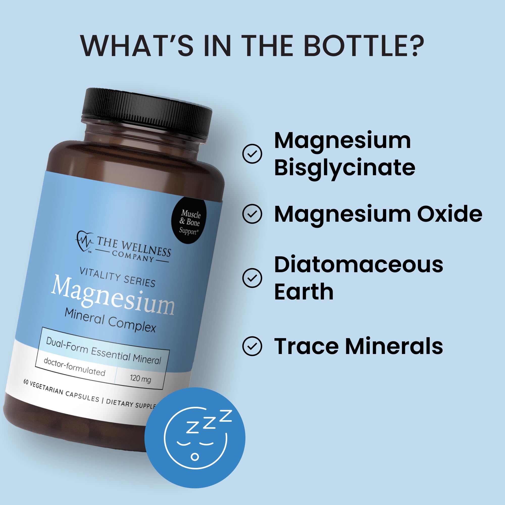 The Wellness Company image montrant une absorption optimale des capsules pour l'utilisation quotidienne.