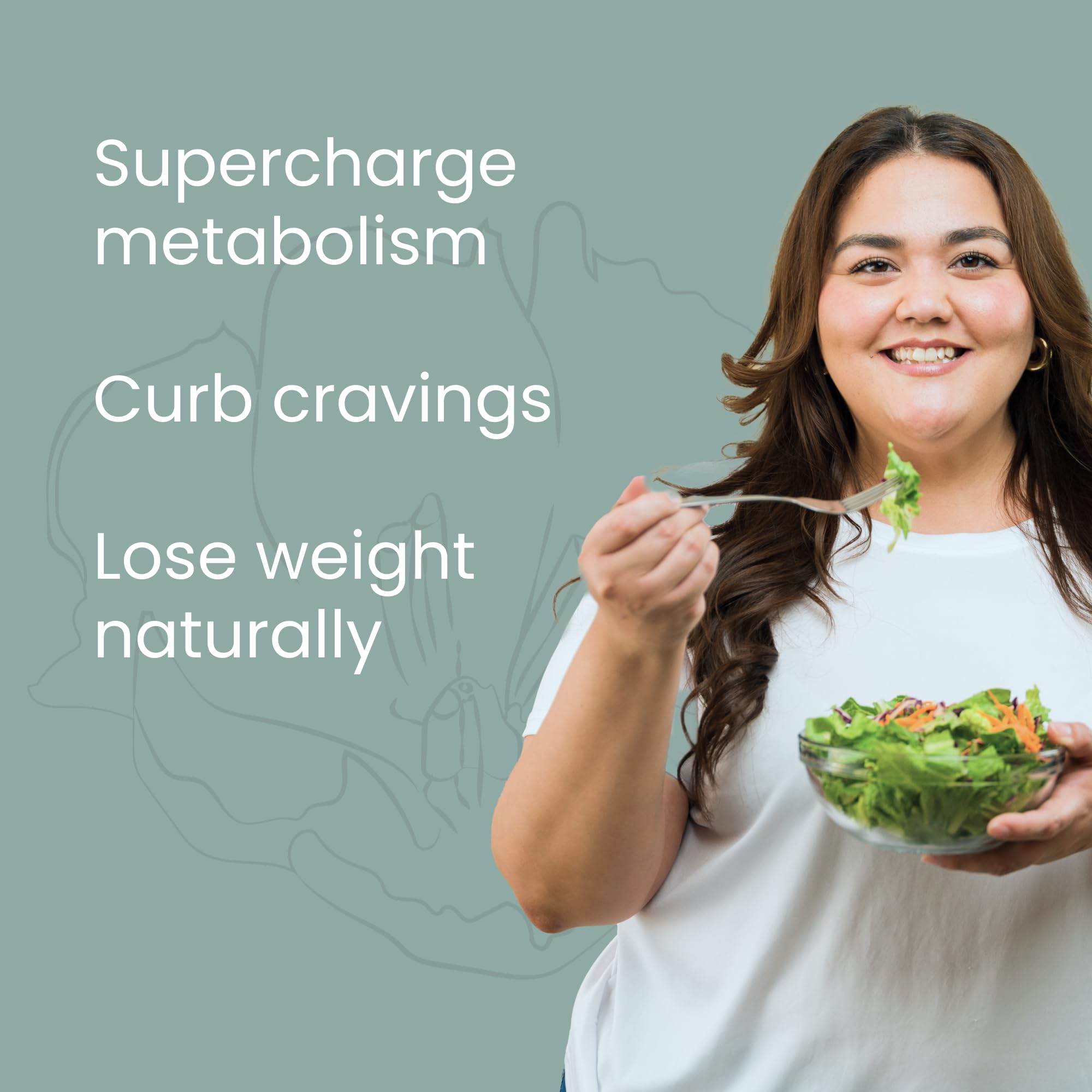 The Wellness Company Appetite : étiquette montrant une formulation sans OGM et végane.